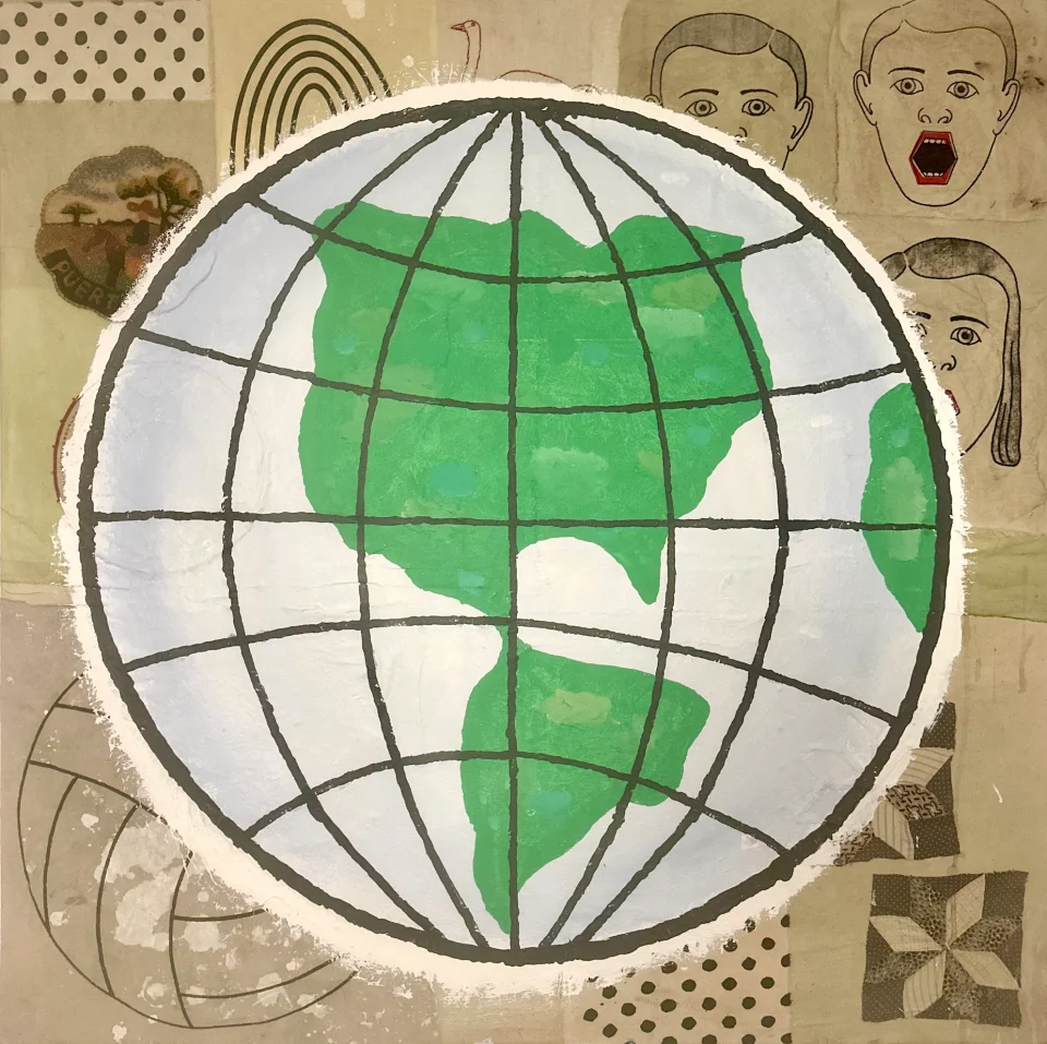 Donald Baechler Globe 2 2001