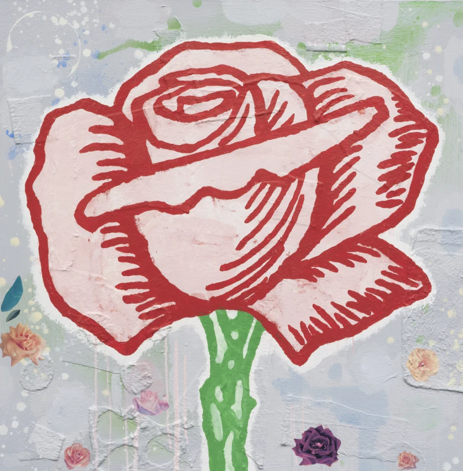 Donald Baechler Rose